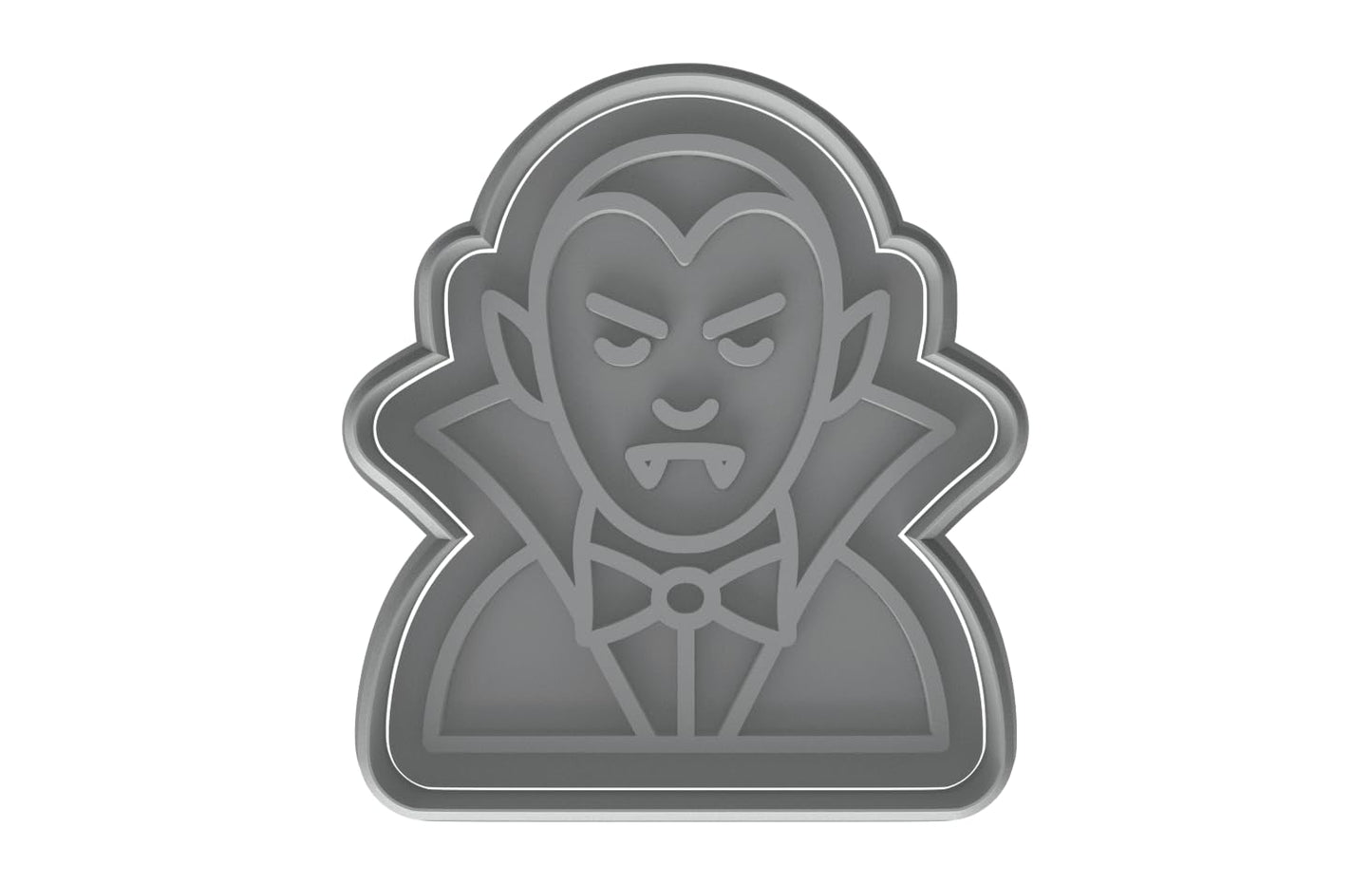 Count Dracula Cookie Cutter - 4x3.5" Fun Halloween Baking Design