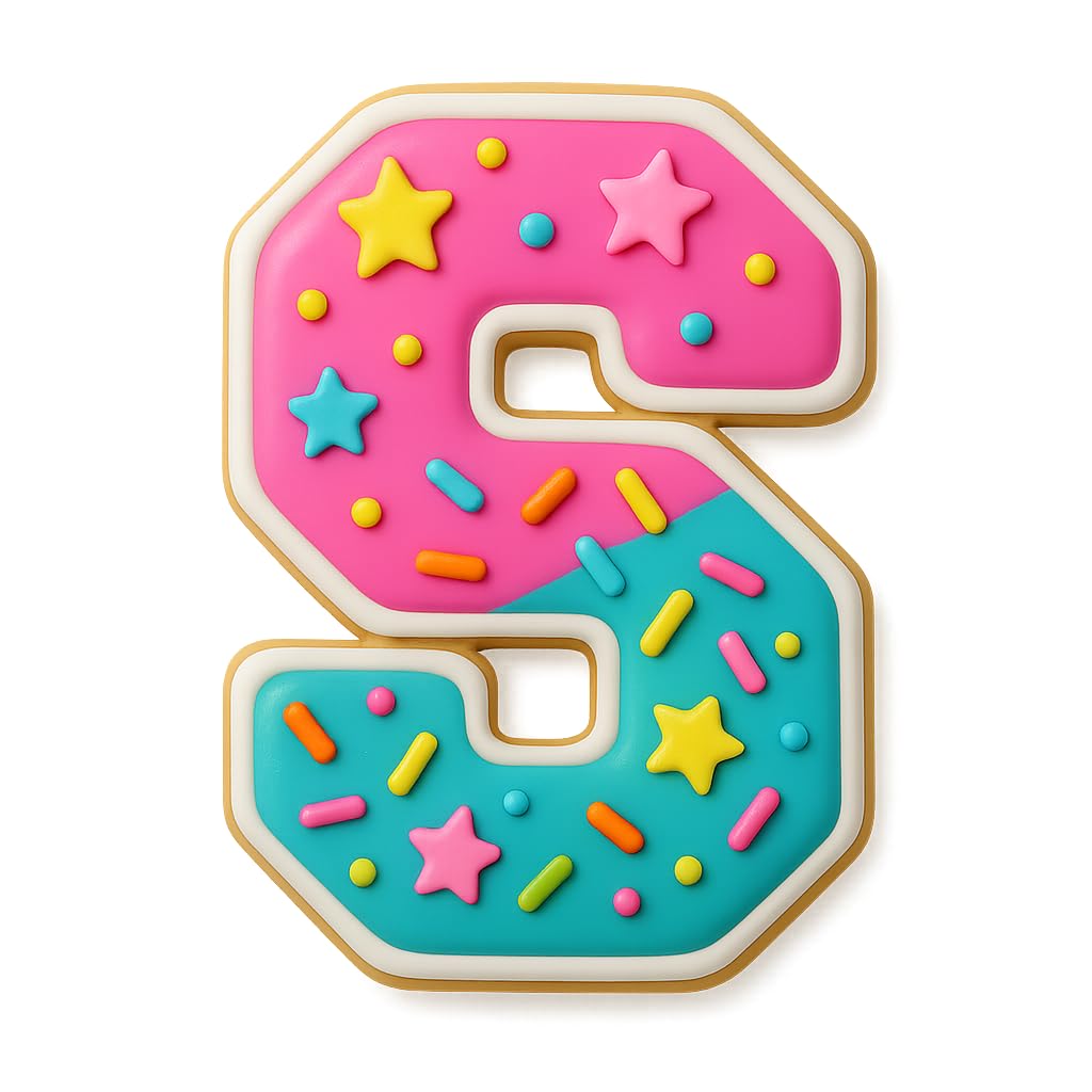 Mighty Gadget 4 inches Varsity Letters Cookie Cutters