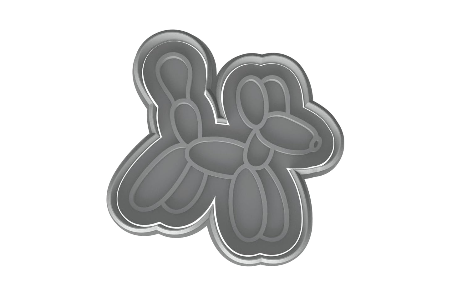 Balloon Dog Cookie Cutter - 4x4" Fun Kids Birthday Party Baking Tool