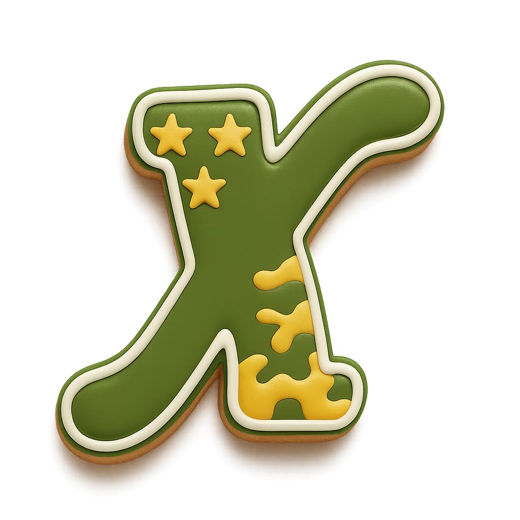 Fancy Cursive Letter Cookie Cutter - 4" Tall Alphabet Baking Mold (Random Color)