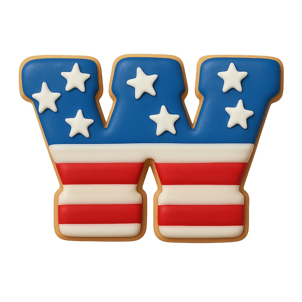 Mighty Gadget 3 inches Varsity Letters Cookie Cutters