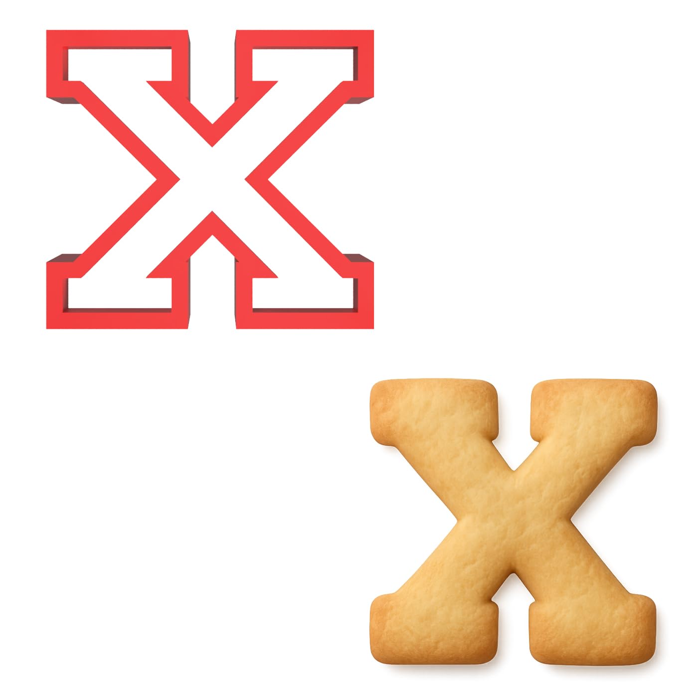 Mighty Gadget 3 inches Varsity Letters Cookie Cutters