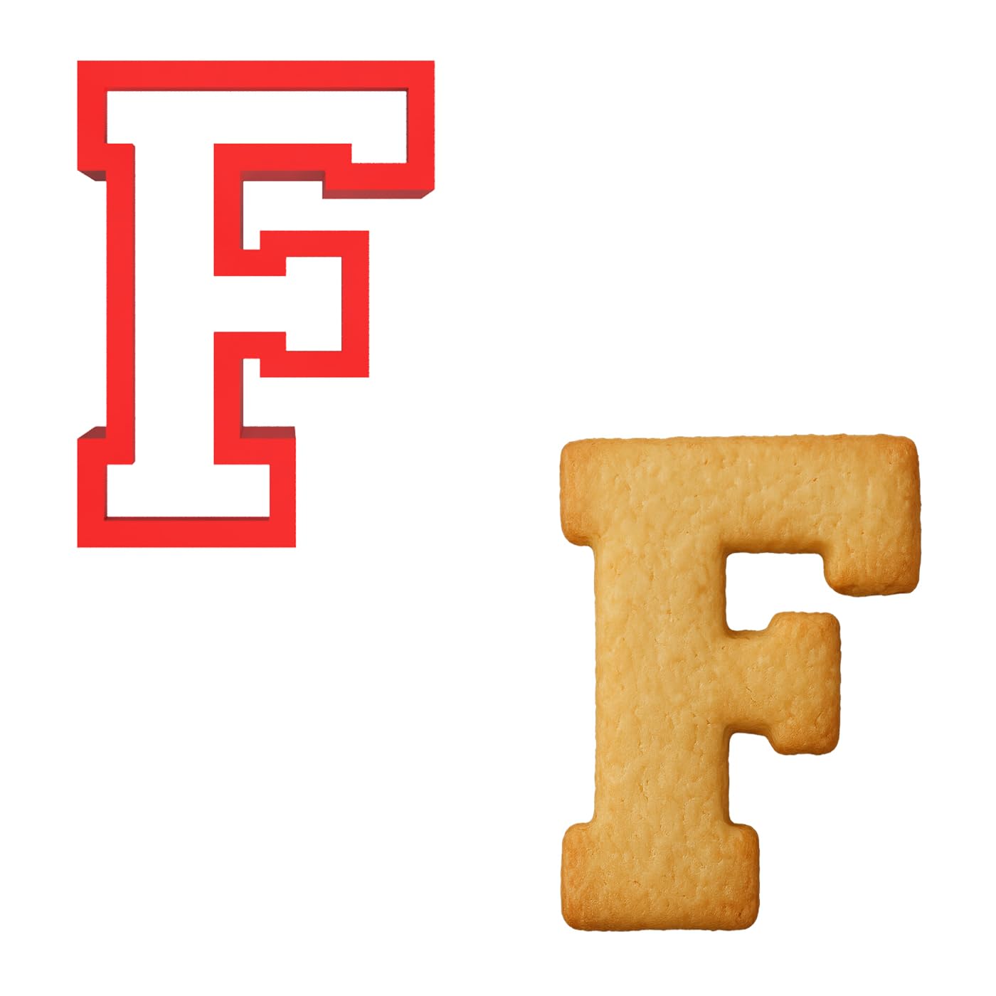 Mighty Gadget 4 inches Varsity Letters Cookie Cutters