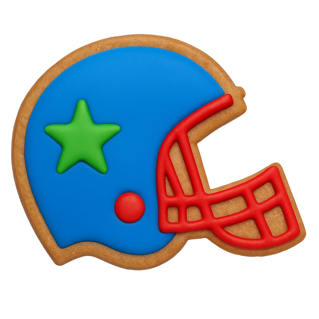 Football Cookie Cutter for Baking & Fondant Clay Gifts Kitchen