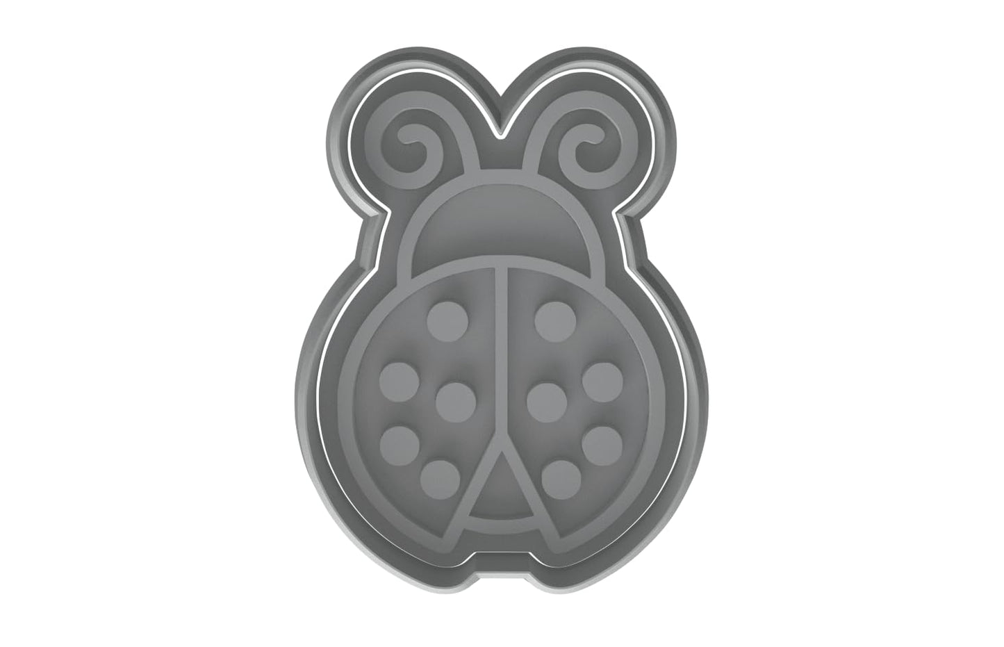 Kawaii Beetle Bug Cookie Cutter - 4x2.96" Fun Baking Design Kit