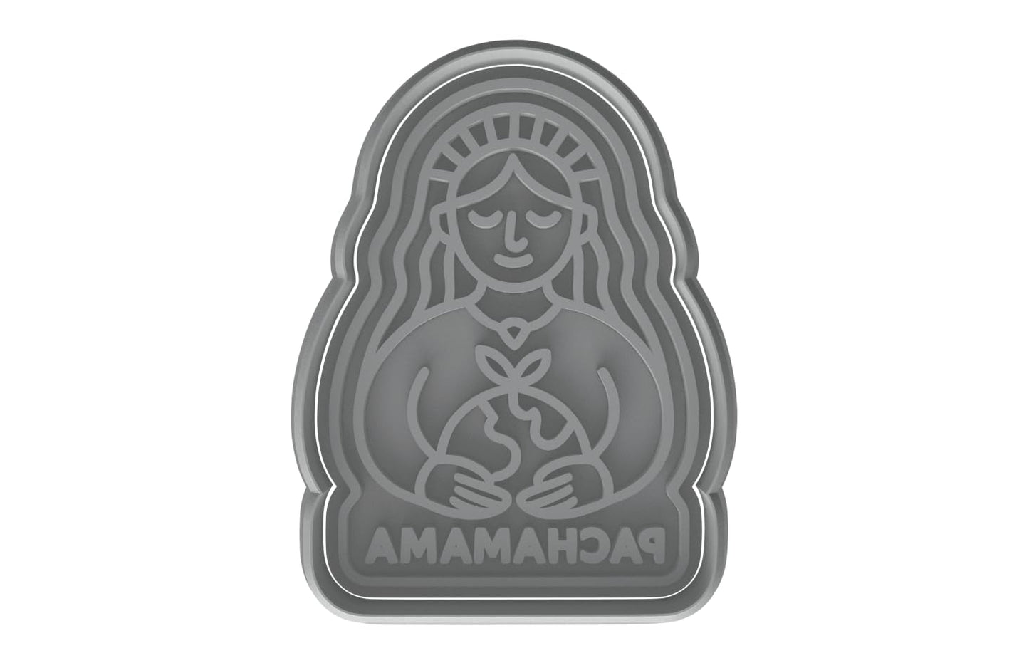 Pachamama Earth Goddess Cookie Cutter - 4x2.9" Creative Baking Fun