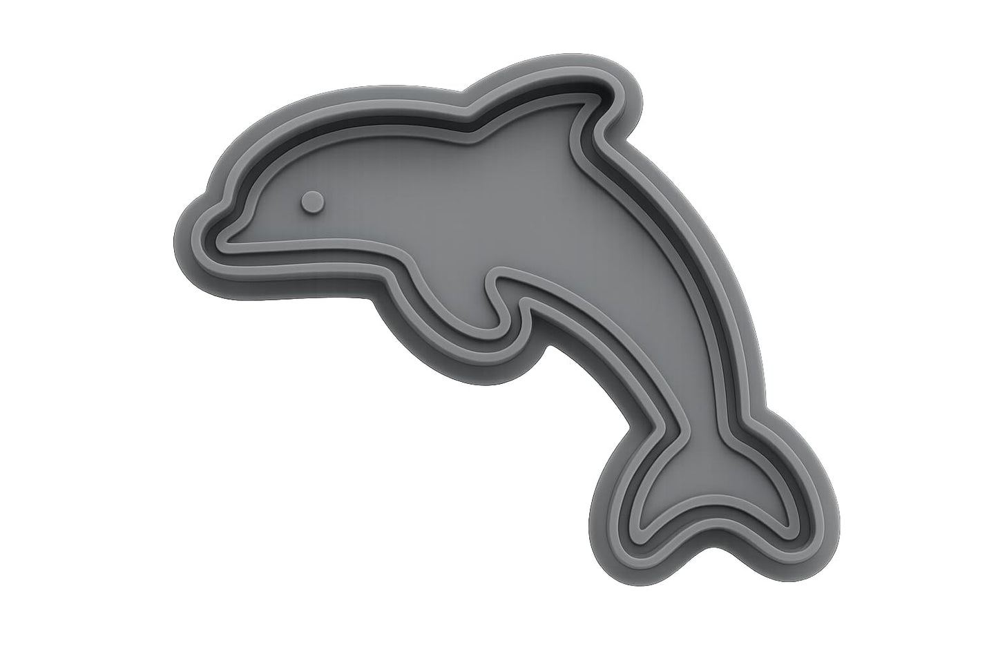 Leaping Dolphin Cookie Cutter 4x2.5" Fun Baking Tool