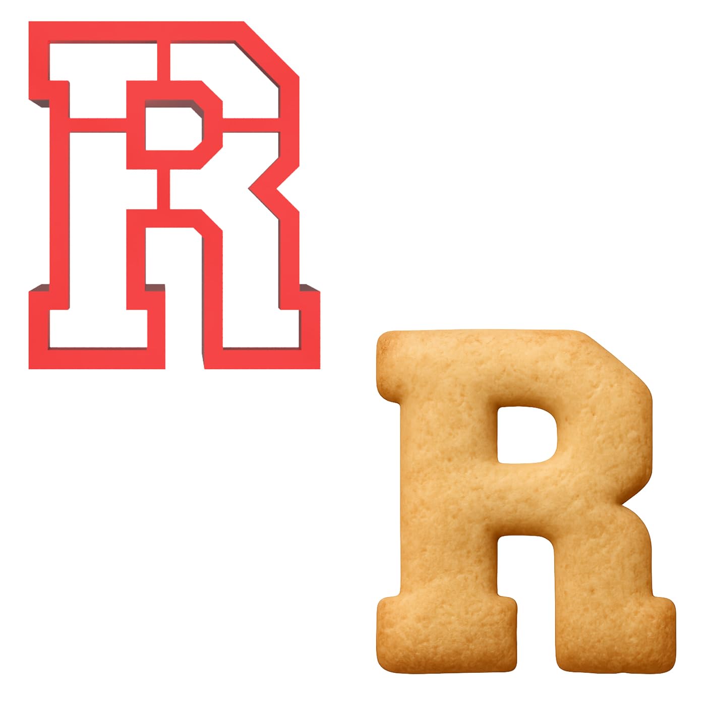 Mighty Gadget 4 inches Varsity Letters Cookie Cutters