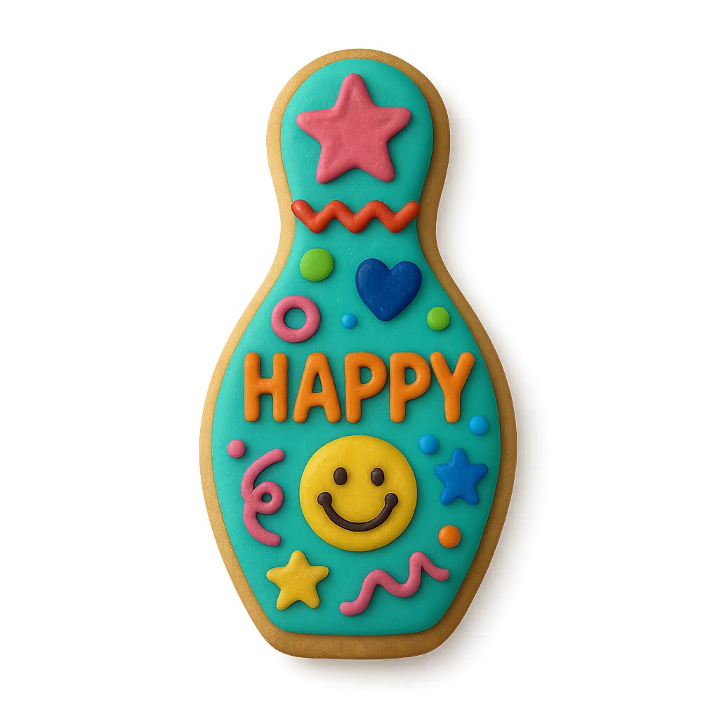 Bowling Pin Cookie Cutter - 5x2.25 Inches, Perfect for Bowling Lovers and Fun Baking