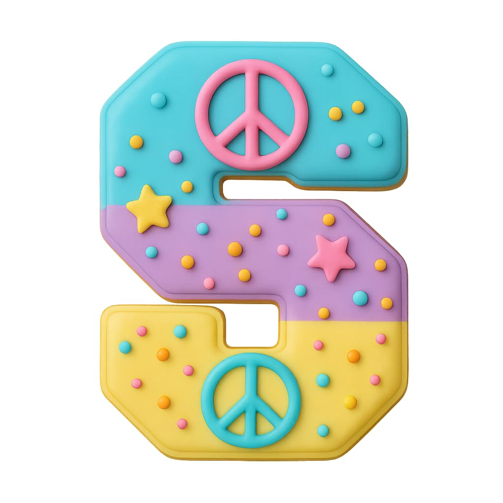 Mighty Gadget 4 inches Varsity Letters Cookie Cutters