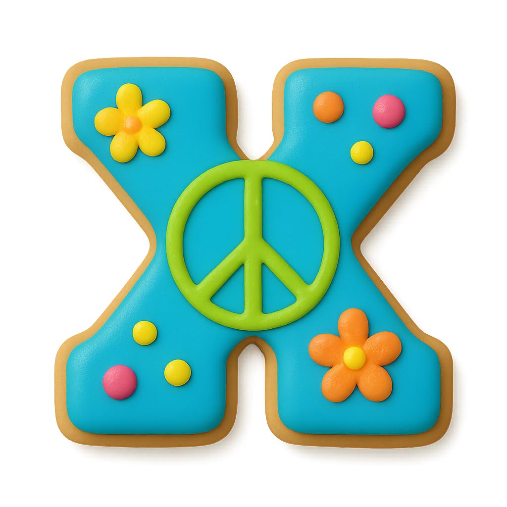 Mighty Gadget 4 inches Varsity Letters Cookie Cutters