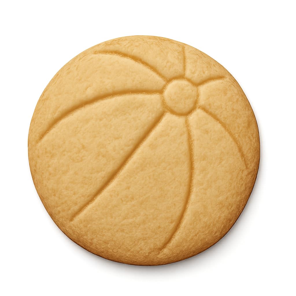 Mighty Gadget Summer Beach Ball Cookie Cutter & Stamp - 4x4" Perfect Tool for Kids' Events (Random Color)