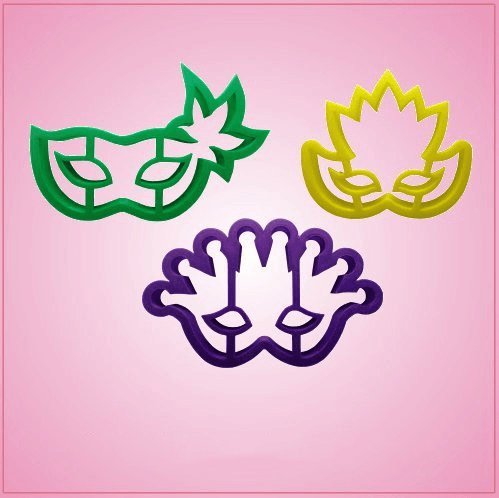 Mardi Gras Mask Cookie Cutter for Baking & Fondant Clay Gifts Kitchen