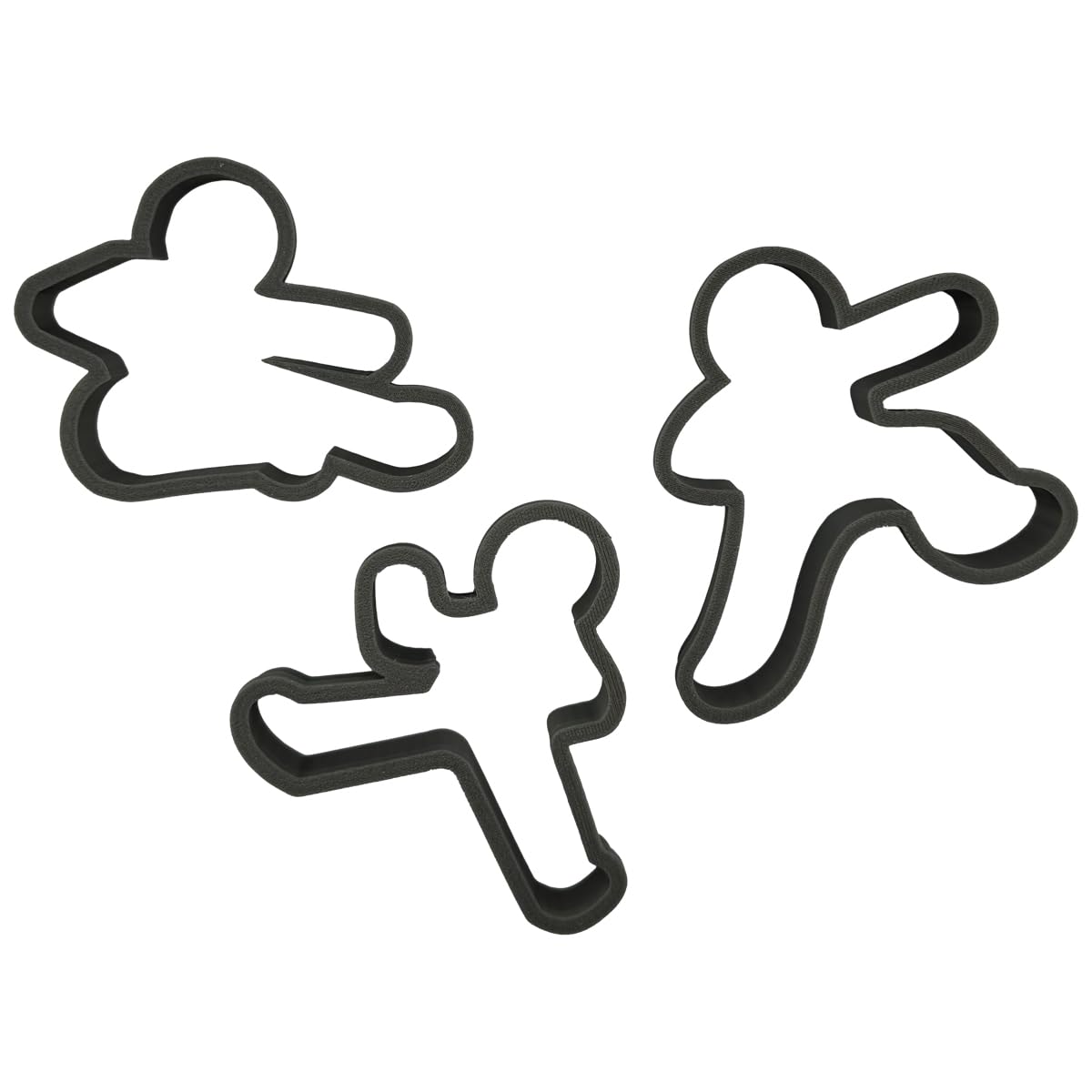 Mighty Gadget Martial Masters Cookie Cutter Collection - 4" Ninja, Karate, and Kung Fu Poses