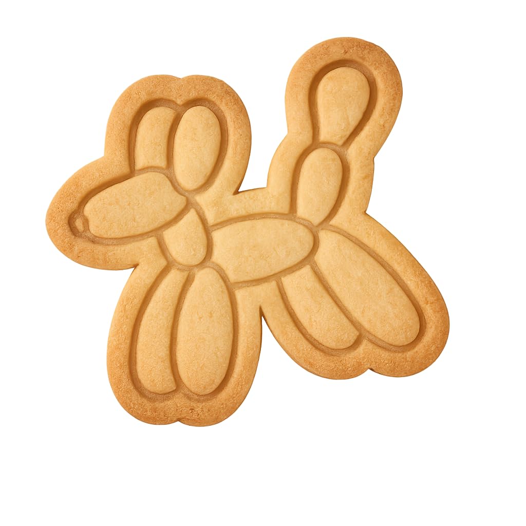 Balloon Dog Cookie Cutter - 4x4" Fun Kids Birthday Party Baking Tool