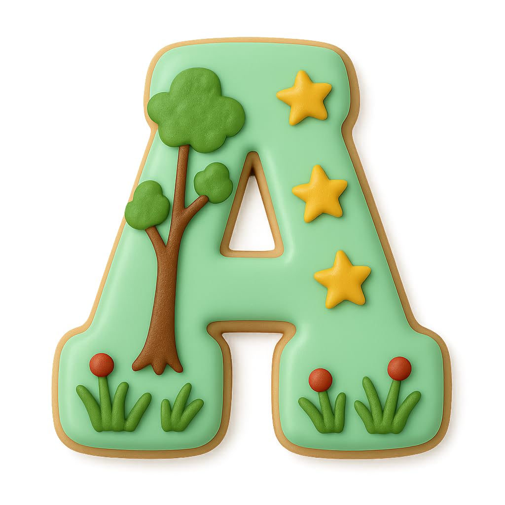 Mighty Gadget 3 inches Varsity Letters Cookie Cutters