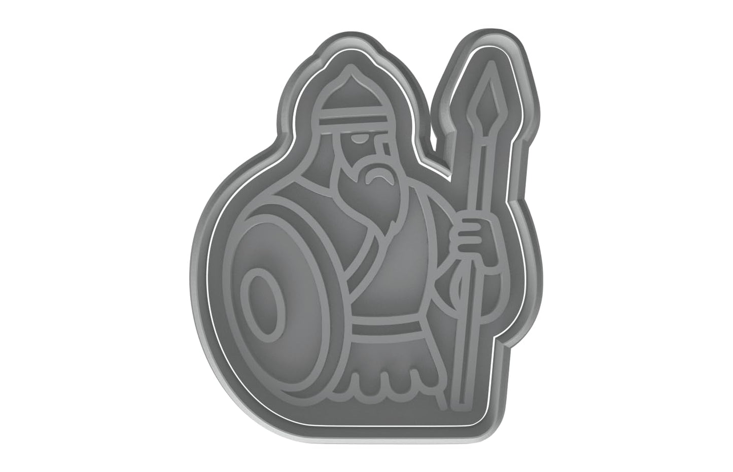Legendary Warrior Rostam Cookie Cutter - 4x3.3" Premium Kitchen Tool