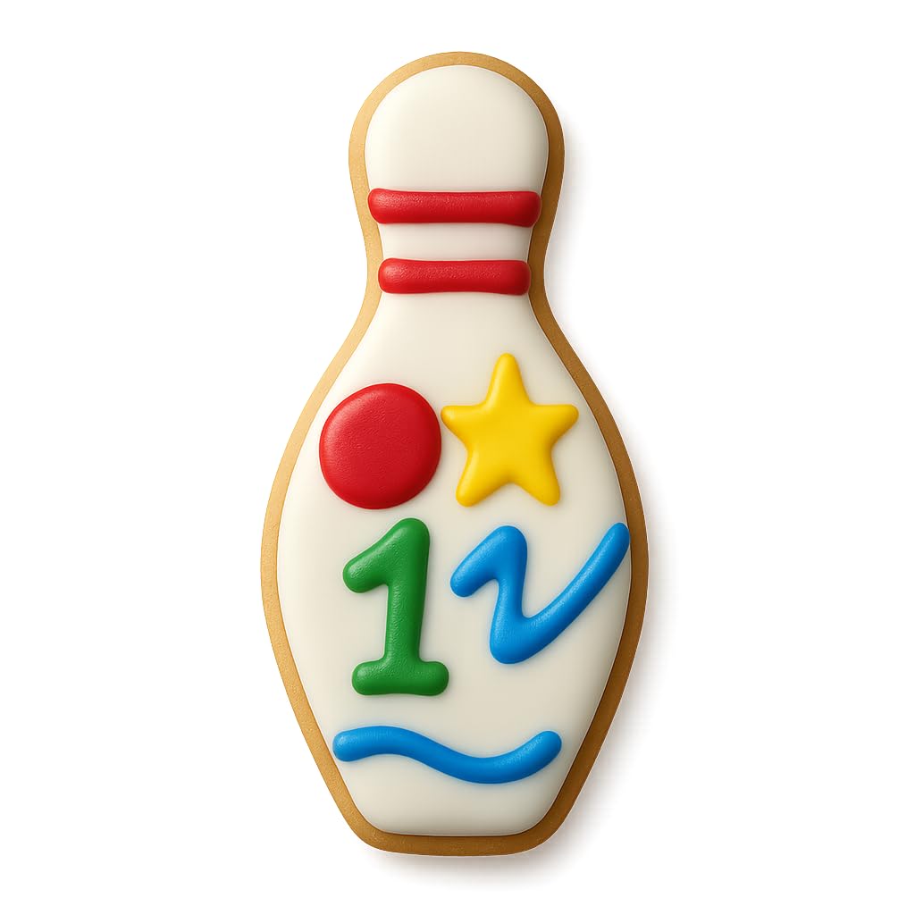 Bowling Pin Cookie Cutter - 5x2.25 Inches, Perfect for Bowling Lovers and Fun Baking