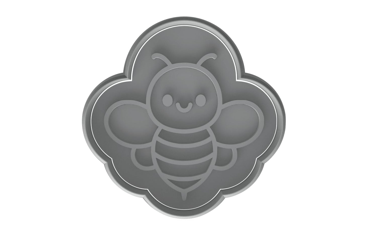 Kawaii Bee Cookie Cutter - 4x3.8" Fun Baking Kitchen Party Design