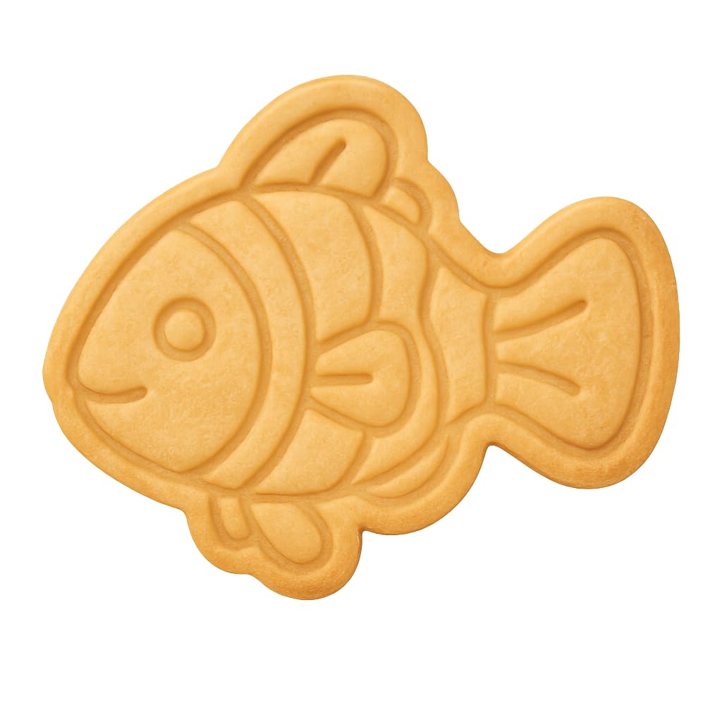 Clown Fish Cookie Cutter - 4x3.35" Fun Kids Party Baking Kitchen Tool