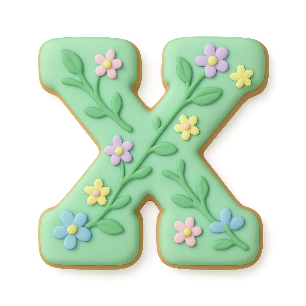 Mighty Gadget 4 inches Varsity Letters Cookie Cutters