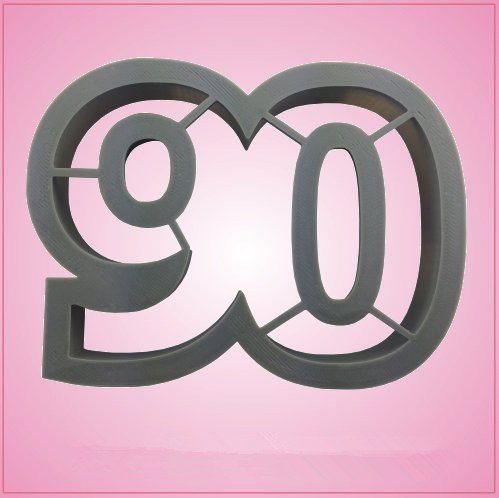 Number 90 Cookie Cutter for Baking & Fondant Clay Gifts Kitchen
