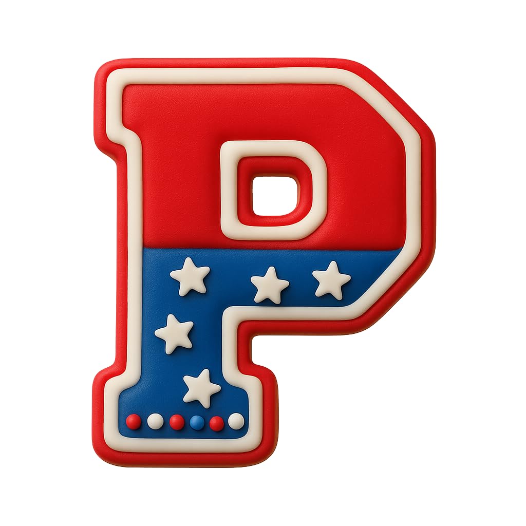 3" Varsity Letter P Cookie Cutter