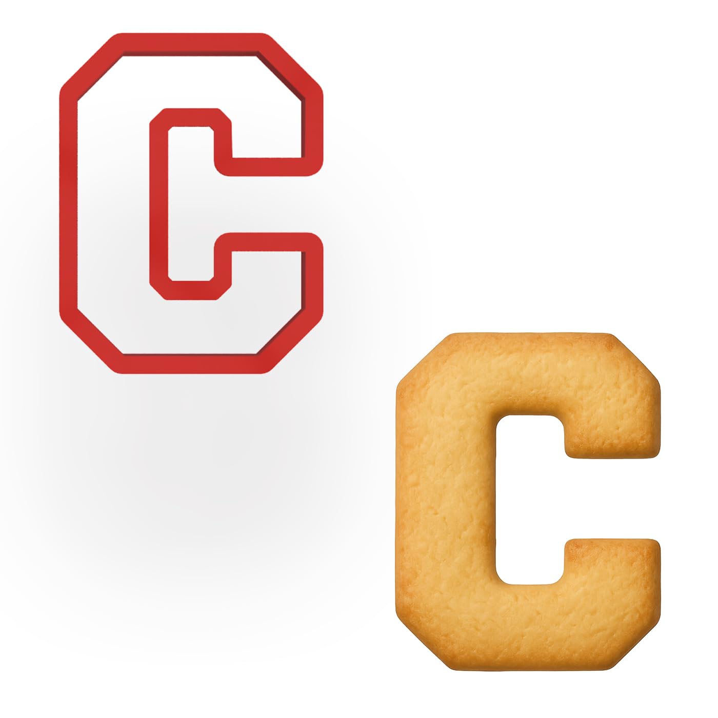 Mighty Gadget 4 inches Varsity Letters Cookie Cutters