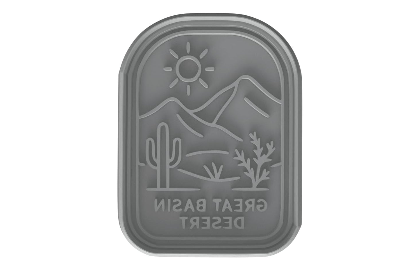 Great Basin Desert Landscape Cookie Cutter - 4x3" Premium Baking Fun