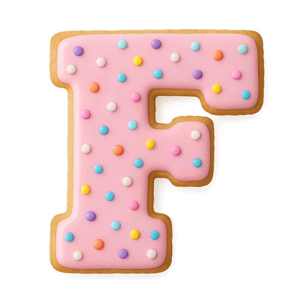 Mighty Gadget 3 inches Varsity Letters Cookie Cutters