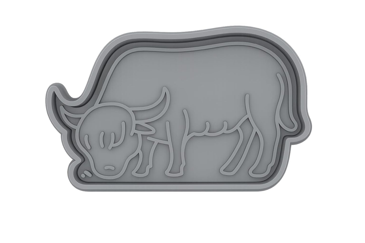 Heather Grazing Coos Cookie Cutter - 4x2.8" Premium Kitchen Baking