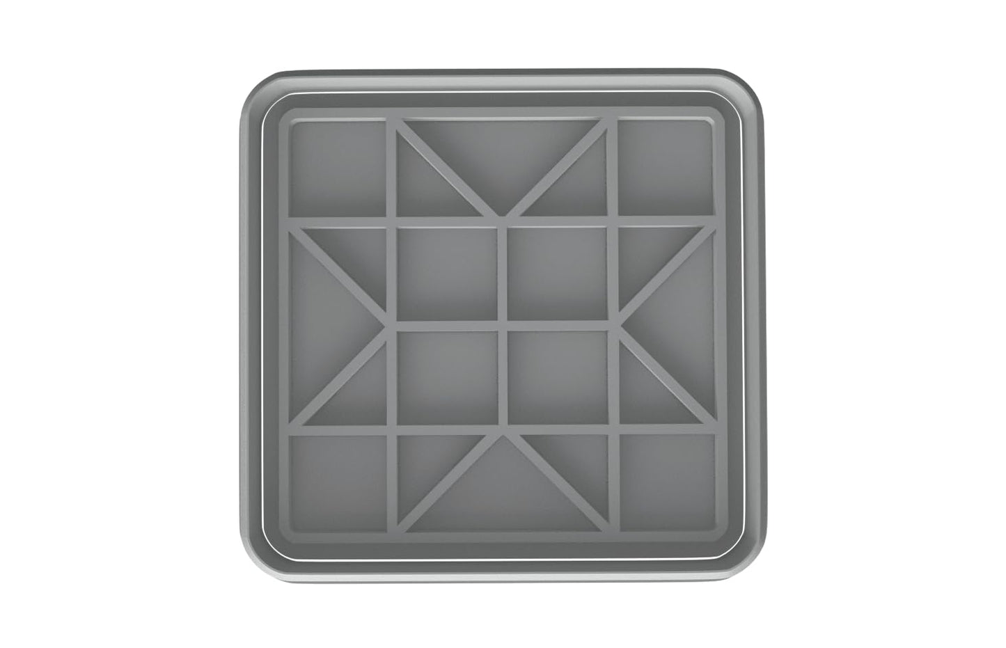 Geometric Quilt Block Cookie Cutter - 4x4" Premium Baking Tool