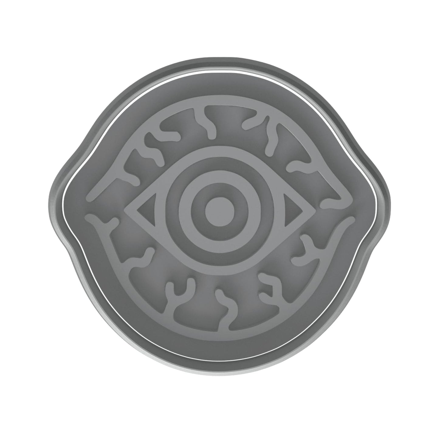Mighty Gadget Evil Eye Cookie Cutter & Stamp - 4x3.5" Protective Design for Spiritual Baking (Random Color)