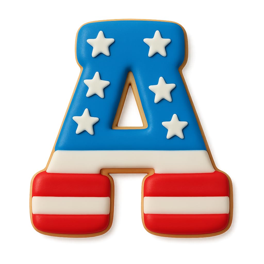 Mighty Gadget 3 inches Varsity Letters Cookie Cutters