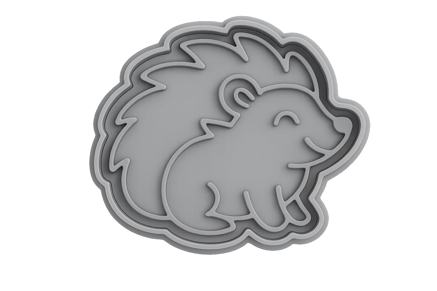 Happy Hedgehog Cookie Cutter 4x4" Premium Baking Party Fun