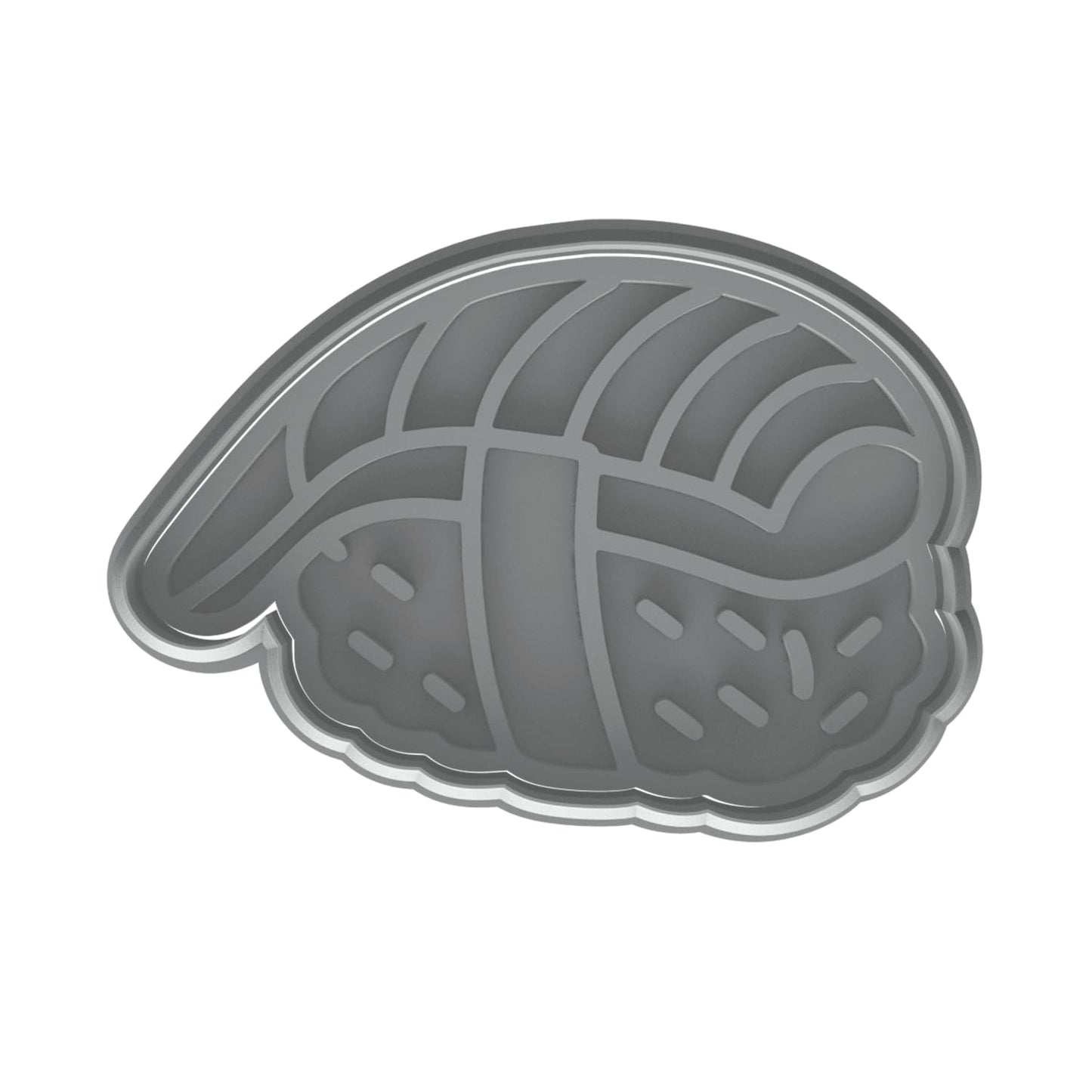 Mighty Gadget Sushi Roll Cookie Cutter & Stamp - 4x2.5" Delightful Novelty for Sushi Lovers (Random Color)