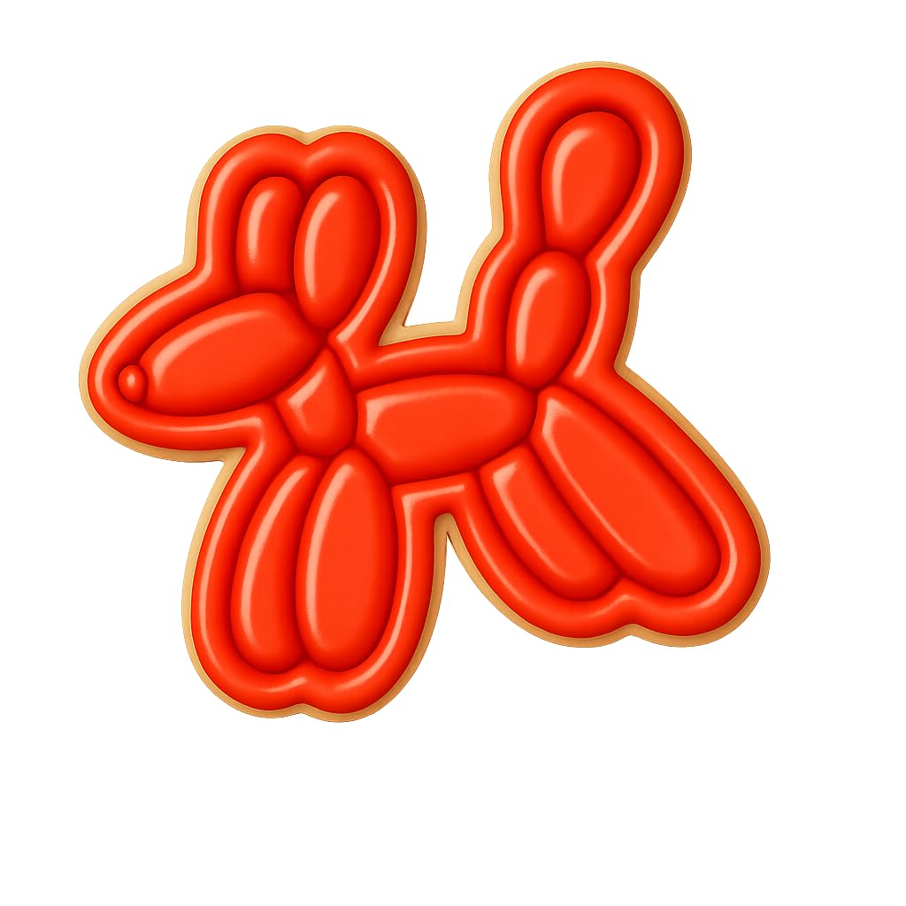 Balloon Dog Cookie Cutter - 4x4" Fun Kids Birthday Party Baking Tool