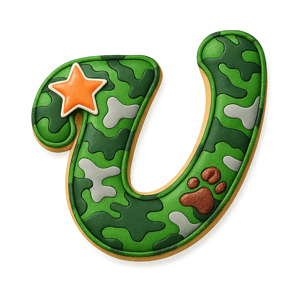 Fancy Cursive Letter Cookie Cutter - 4" Tall Alphabet Baking Mold (Random Color)