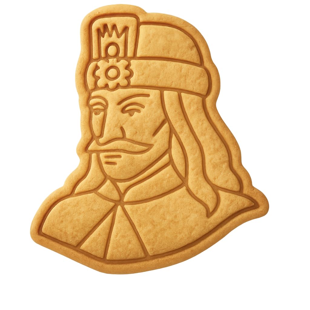 Vlad III Drăculea Cookie Cutter - 4x3.4" Premium Vampire Baking Fun