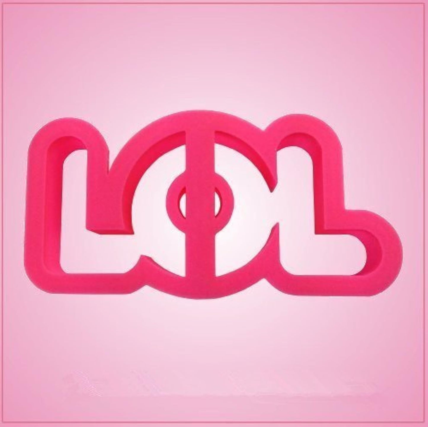 Dycica LOL Cookie Cutter - Numbers and Letters, Pink, 3.5 x 3.5 x 1 Inches