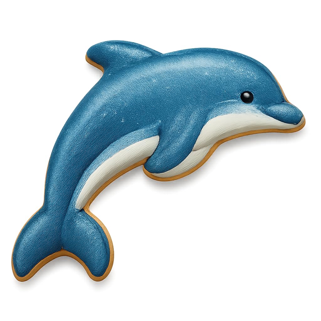 Leaping Dolphin Cookie Cutter 4x2.5" Fun Baking Tool