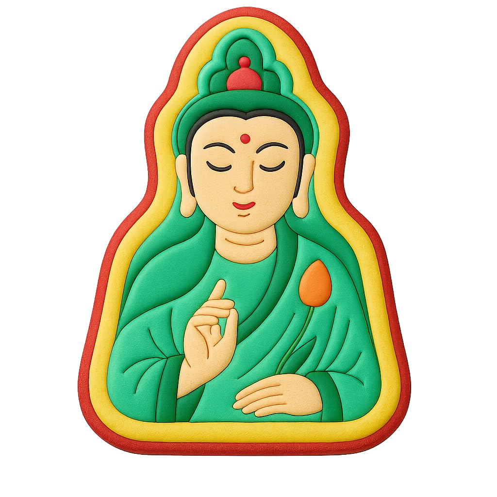 Divine Guan Yin Cookie Cutter - 4x2.8" Quality Home Baking Fun