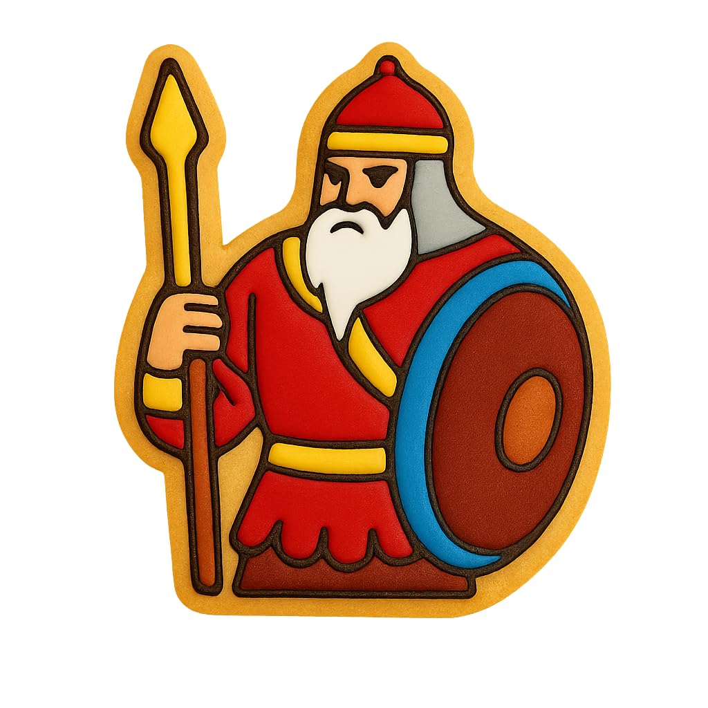 Legendary Warrior Rostam Cookie Cutter - 4x3.3" Premium Kitchen Tool