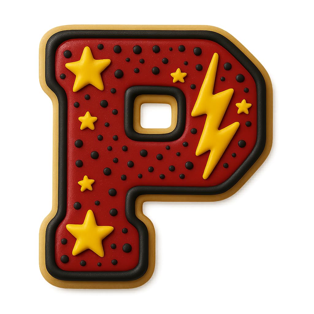 Mighty Gadget 3 inches Varsity Letters Cookie Cutters