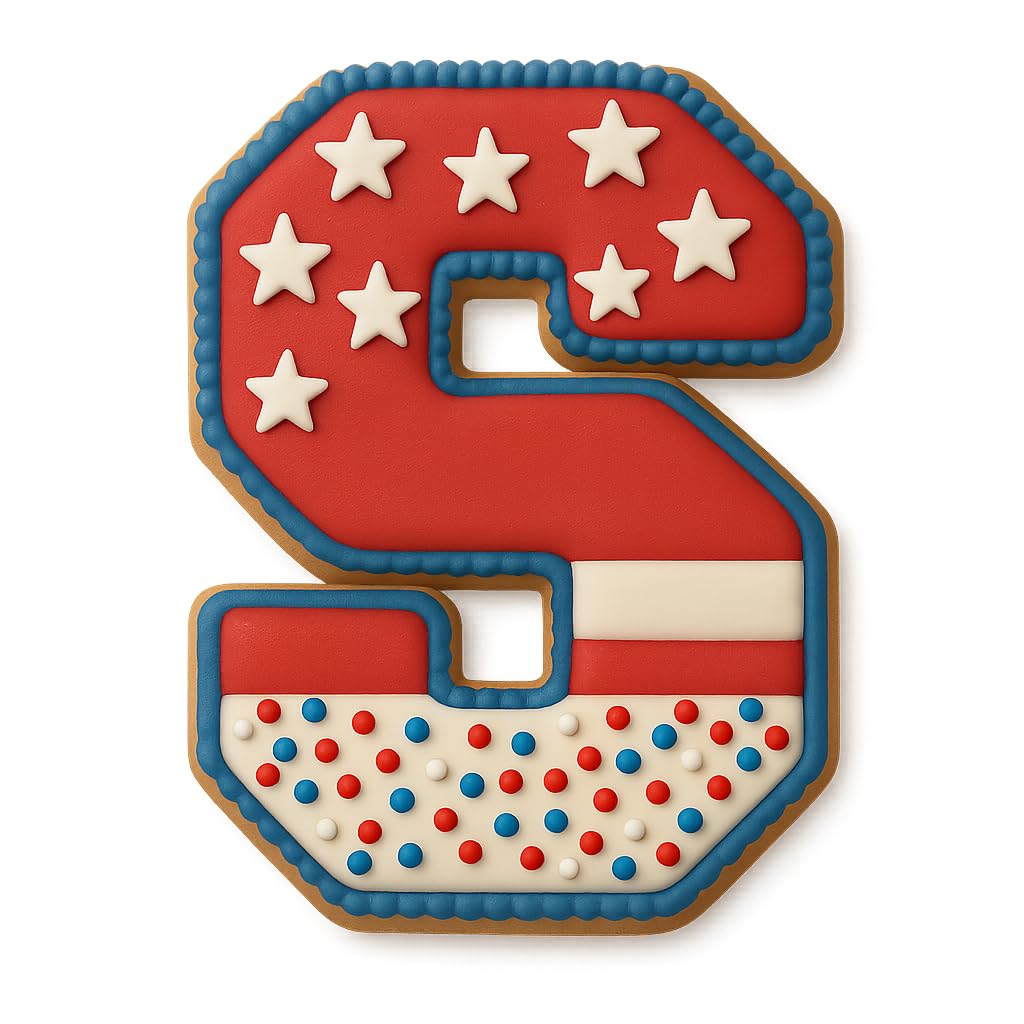 Mighty Gadget 3 inches Varsity Letters Cookie Cutters