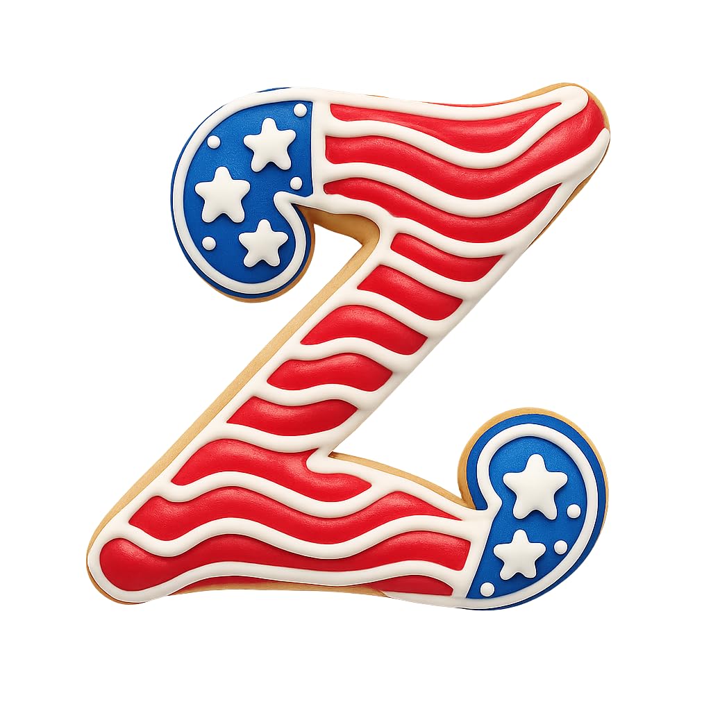 Cursive Letter Z Cookie Cutter