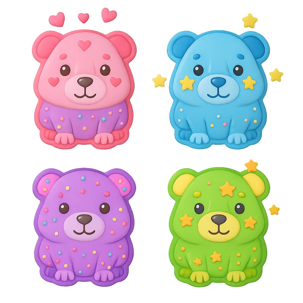 Mighty Gadget Guinea Pig Cookie Cutter & Stamp - 4x3.5" Adorable Pet Design for Animal Lovers (Random Color)