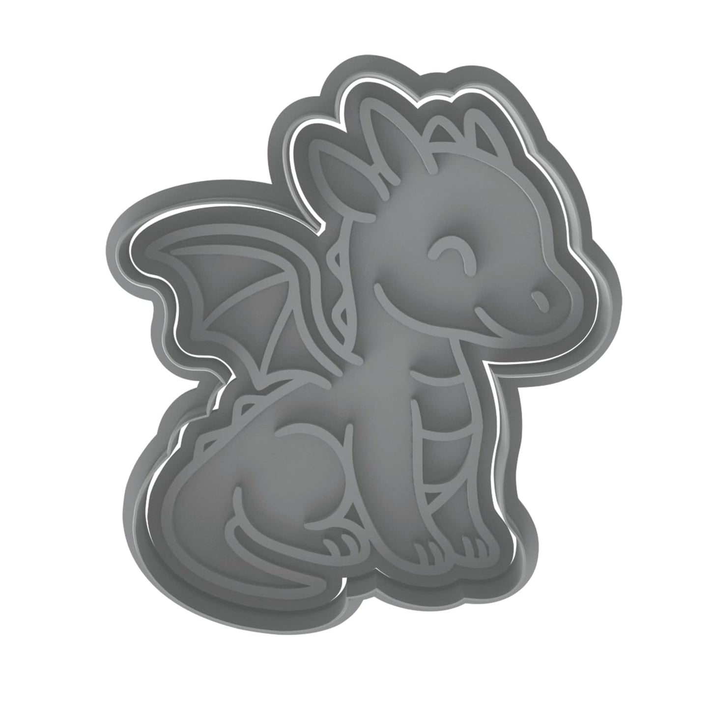 Fantasy Baby Dragon Cookie Cutter - 4x3.5" Creative Kids Baking Fun