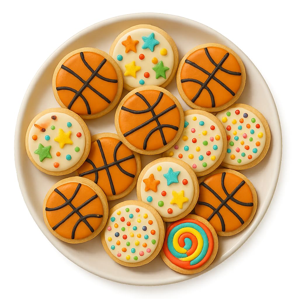 Detailed Basketball Cookie Cutter (2 to 8 inches) - Perfect for Sports-Themed Parties and Crafts