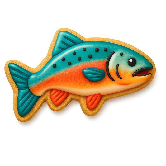 Salmon Fish Cookie Cutter - 4x2.5" Creative Kitchen Baking Fun